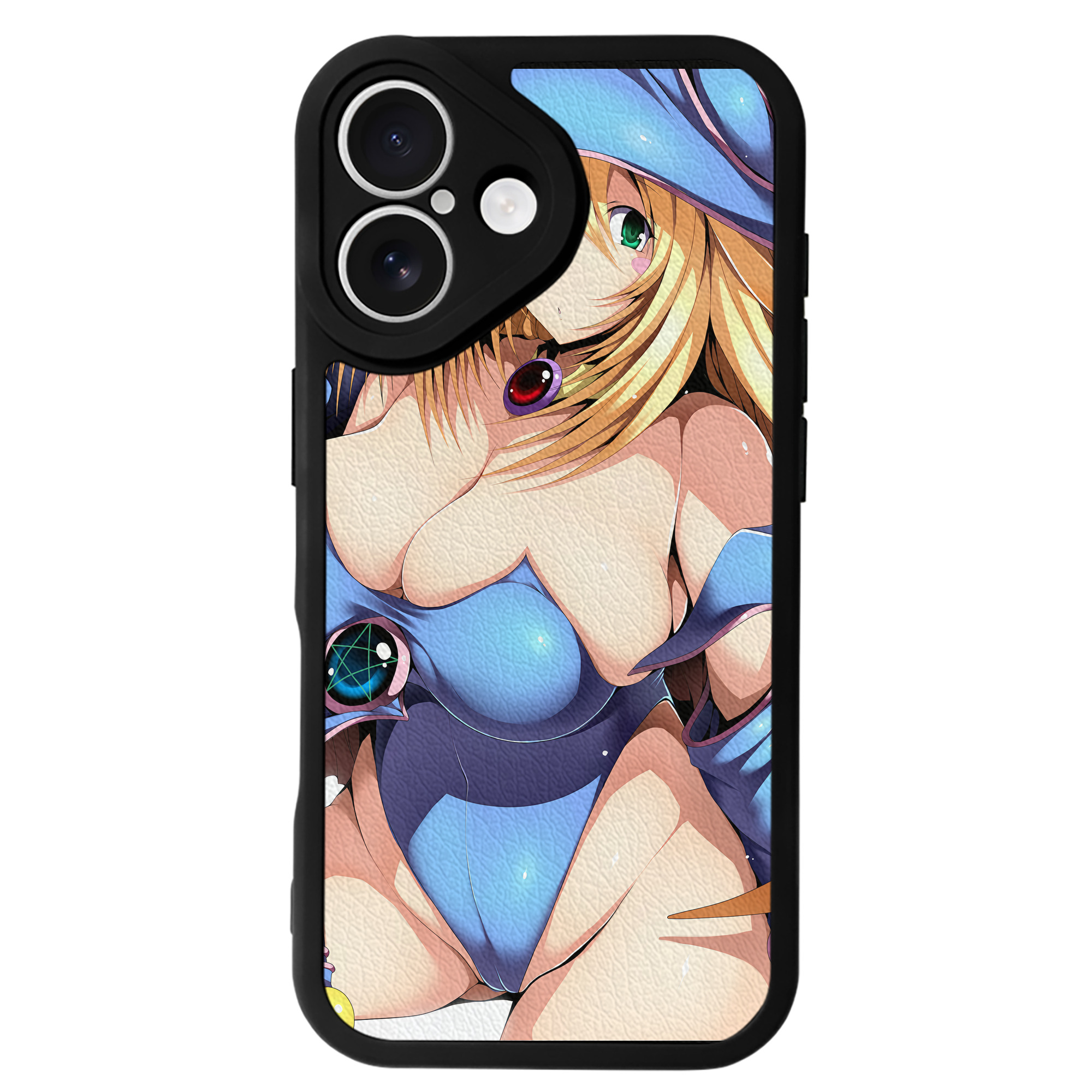 （画像用） 遊☆戯☆王 Yu-Gi-Oh! 【iPhone 16シリーズ対応】シリコンスマホケース（レザー調） 材質：シリコン